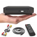 Ceihoit Mini DVD Player, DVD CD/Disc Player for TV with HDMI/AV Output, HDMI/AV Cables Included, HD 1080P Supported Built-in PAL/NTSC System USB Input